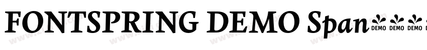 FONTSPRING DEMO Span字体转换 FONTSPRING DEMO Span字体转换